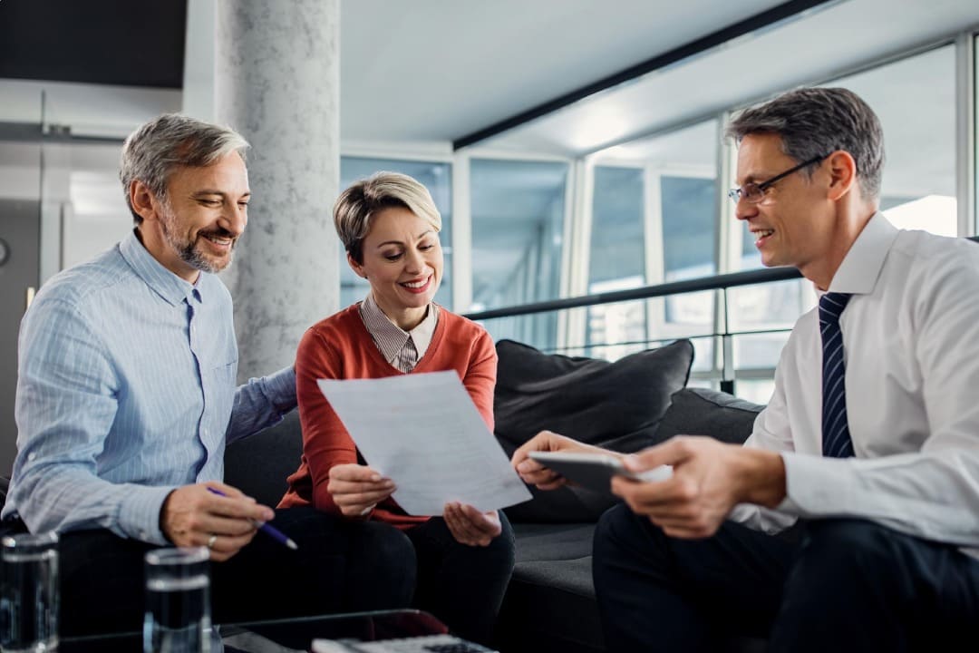Australian small business owner reviewing loan options